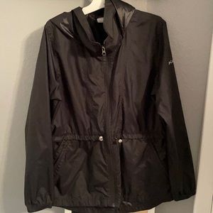 Black Columbia windbreaker Jacket